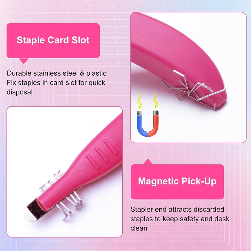 ThinkLearn Magnetic Staple Remover Tool 20 Pack - Ergonomic Stapler Remover Tool, Quick Staple Puller for Office, School & Home - Image 2